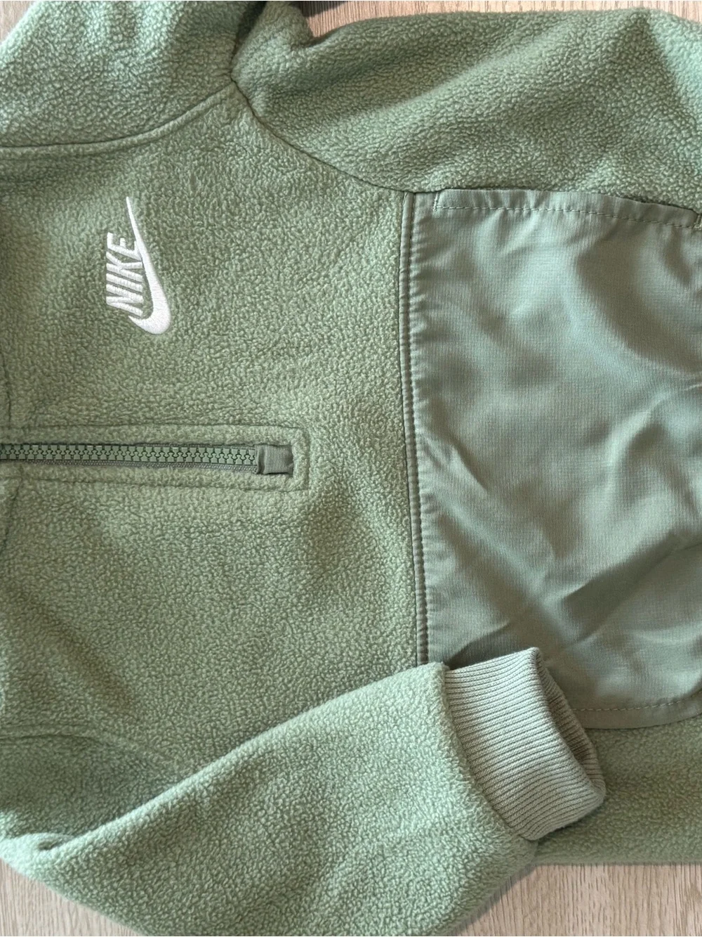 Nike Kids Sage Green Fleece Jogger Set - Picture 4 of 6